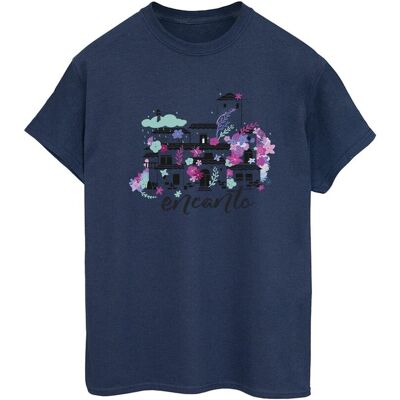 Disney Koszulka Damska / Damska Encanto Casita Cotton Boyfriend T-Shirt (3XL / Granatowy) Disney Koszulka Damska / Damska Encanto Casita Cotton Boyfriend T-Shirt (3XL / Granatowy)