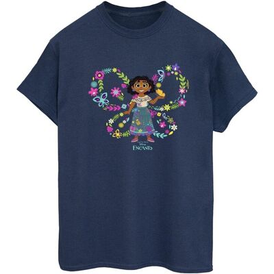 Disney Koszulka Damska / Damska Encanto Mirabel Butterfly Cotton Boyfriend T-Shirt (3XL / Granatowy) Disney Koszulka Damska / Damska Encanto Mirabel Butterfly Cotton Boyfriend T-Shirt (3XL / Granatowy)