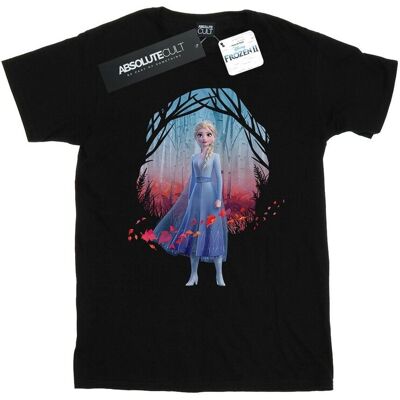 Disney Koszulka Damska / Damska Frozen 2 Elsa Find The Way Cotton Boyfriend T-Shirt (3XL / Czarny) Disney Koszulka Damska / Damska Frozen 2 Elsa Find The Way Cotton Boyfriend T-Shirt (3XL / Czarny)