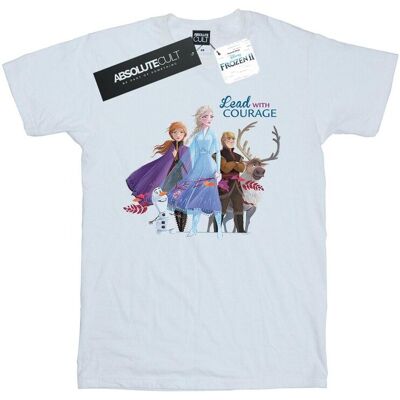 Disney Koszulka Damska / Damska Frozen 2 Lead With Courage Cotton Boyfriend T-Shirt (S (52-55 Cm) / Ciepły Biały) Disney Koszulka Damska / Damska Frozen 2 Lead With Courage Cotton Boyfriend T-Shirt (S (52-55 Cm) / Ciepły Biały)