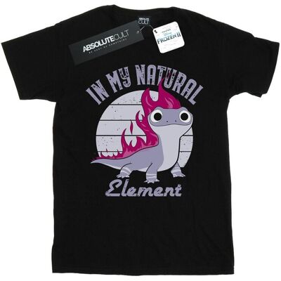 Disney Koszulka Damska / Damska Frozen 2 Salamander Bruni Element Cotton Boyfriend T-Shirt (XXXXXS / Czarny) Disney Koszulka Damska / Damska Frozen 2 Salamander Bruni Element Cotton Boyfriend T-Shirt (XXXXXS / Czarny)