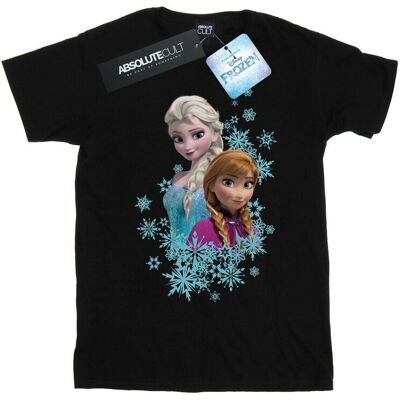 Disney Koszulka Damska / Damska Frozen Elsa I Anna Sisters Cotton Boyfriend T-Shirt (XXXXS / Czarny) Disney Koszulka Damska / Damska Frozen Elsa I Anna Sisters Cotton Boyfriend T-Shirt (XXXXS / Czarny)