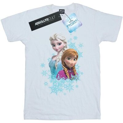 Disney Koszulka Damska / Damska Frozen Elsa I Anna Sisters Cotton Boyfriend T-Shirt (XXXXXS / Ciepły Biały) Disney Koszulka Damska / Damska Frozen Elsa I Anna Sisters Cotton Boyfriend T-Shirt (XXXXXS / Ciepły Biały)