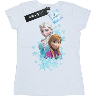 Disney Koszulka Damska / Damska Frozen Elsa I Anna Sisters Cotton T-Shirt (S (52-55 Cm) / Ciepły Biały) Disney Koszulka Damska / Damska Frozen Elsa I Anna Sisters Cotton T-Shirt (S (52-55 Cm) / Ciepły Biały)