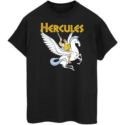 Disney Koszulka Damska / Damska Hercules With Pegasus Cotton Boyfriend T-Shirt (3XL / Czarny) Disney Koszulka Damska / Damska Hercules With Pegasus Cotton Boyfriend T-Shirt (3XL / Czarny)