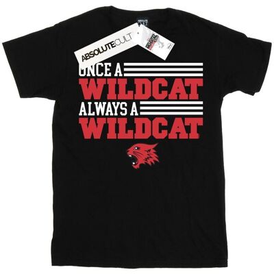 Disney Koszulka Damska / Damska High School Musical The Musical Once A Wildcat Cotton Boyfriend T-Shirt (L / Czarny) Disney Koszulka Damska / Damska High School Musical The Musical Once A Wildcat Cotton Boyfriend T-Shirt (L / Czarny)