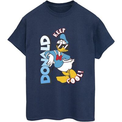 Disney Koszulka Damska / Damska Kaczor Donald Cool Cotton Boyfriend T-Shirt (3XL / Granatowy) Disney Koszulka Damska / Damska Kaczor Donald Cool Cotton Boyfriend T-Shirt (3XL / Granatowy)