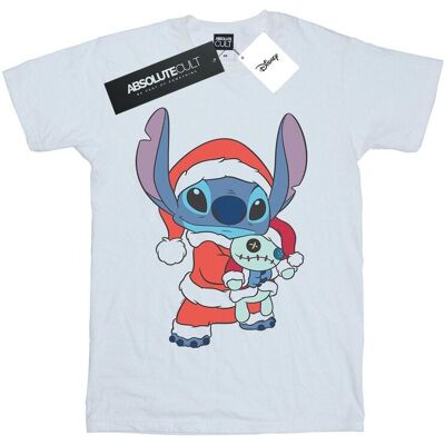 Disney Koszulka Damska / Damska Lilo And Stitch Stitch Christmas Cotton Boyfriend T-Shirt (S (52-55 Cm) / Ciepły Biały) Disney Koszulka Damska / Damska Lilo And Stitch Stitch Christmas Cotton Boyfriend T-Shirt (S (52-55 Cm) / Ciepły Biały)