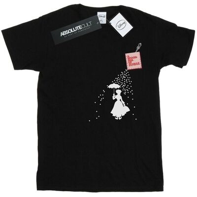 Disney Koszulka Damska / Damska Mary Poppins Spoonful Of Sugar Cotton Boyfriend T-Shirt (S (52-55 Cm) / Czarny) Disney Koszulka Damska / Damska Mary Poppins Spoonful Of Sugar Cotton Boyfriend T-Shirt (S (52-55 Cm) / Czarny)