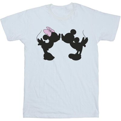 Disney Koszulka Damska / Damska Mickey Minnie Kiss Silhouette Cotton Boyfriend T-Shirt (S (52-55 Cm) / Ciepły Biały) Disney Koszulka Damska / Damska Mickey Minnie Kiss Silhouette Cotton Boyfriend T-Shirt (S (52-55 Cm) / Ciepły Biały)