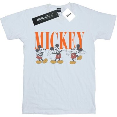 Disney Koszulka Damska / Damska Mickey Mouse Poses Cotton Boyfriend T-Shirt (S (52-55 Cm) / Ciepły Biały) Disney Koszulka Damska / Damska Mickey Mouse Poses Cotton Boyfriend T-Shirt (S (52-55 Cm) / Ciepły Biały)