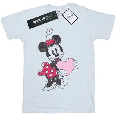 Disney Koszulka Damska / Damska Minnie Mouse Love Heart Cotton Boyfriend T-Shirt (S (52-55 Cm) / Ciepły Biały) Disney Koszulka Damska / Damska Minnie Mouse Love Heart Cotton Boyfriend T-Shirt (S (52-55 Cm) / Ciepły Biały)