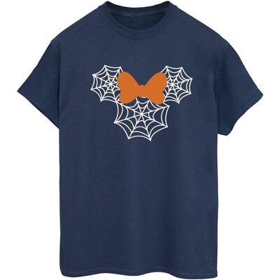 Disney Koszulka Damska / Damska Minnie Mouse Spider Web Head Cotton Boyfriend T-Shirt (3XL / Granatowy) Disney Koszulka Damska / Damska Minnie Mouse Spider Web Head Cotton Boyfriend T-Shirt (3XL / Granatowy)