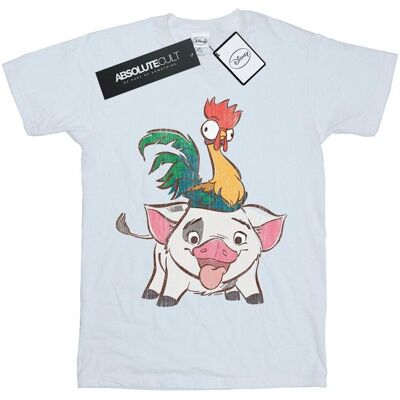 Disney Koszulka Damska / Damska Moana Hei Hei And Pua Cotton Boyfriend T-Shirt (S (52-55 Cm) / Ciepły Biały) Disney Koszulka Damska / Damska Moana Hei Hei And Pua Cotton Boyfriend T-Shirt (S (52-55 Cm) / Ciepły Biały)
