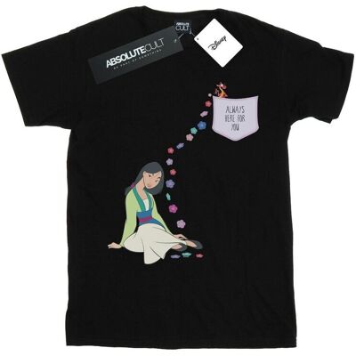 Disney Koszulka Damska / Damska Mulan Always Here For You Cotton Boyfriend T-Shirt (3XL / Czarny) Disney Koszulka Damska / Damska Mulan Always Here For You Cotton Boyfriend T-Shirt (3XL / Czarny)