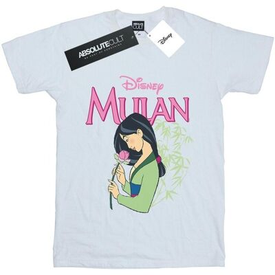 Disney Koszulka Damska / Damska Mulan Pink Magnolia Cotton Boyfriend T-Shirt (XXXXXS / Ciepły Biały) Disney Koszulka Damska / Damska Mulan Pink Magnolia Cotton Boyfriend T-Shirt (XXXXXS / Ciepły Biały)