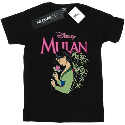 Disney Koszulka Damska / Damska Mulan Pink Magnolia Cotton Boyfriend T-Shirt (XXXXXS / Czarny) Disney Koszulka Damska / Damska Mulan Pink Magnolia Cotton Boyfriend T-Shirt (XXXXXS / Czarny)