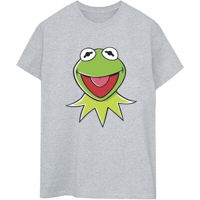 Disney Koszulka Damska / Damska Muppets Kermit Head Cotton Boyfriend T-Shirt (S (52-55 Cm) / Jasnoszary) Disney Koszulka Damska / Damska Muppets Kermit Head Cotton Boyfriend T-Shirt (S (52-55 Cm) / Jasnoszary)