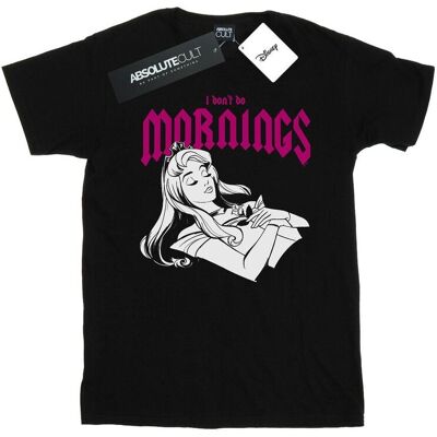 Disney Koszulka Damska / Damska Sleeping Beauty Don't Do Mornings Cotton Boyfriend T-Shirt (3XL / Czarny) Disney Koszulka Damska / Damska Sleeping Beauty Don't Do Mornings Cotton Boyfriend T-Shirt (3XL / Czarny)
