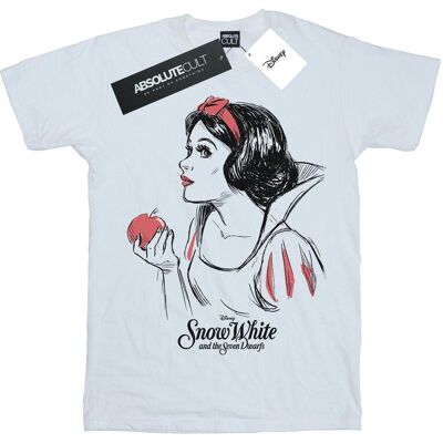 Disney Koszulka Damska / Damska Snow White Apple Sketch Cotton Boyfriend T-Shirt (S (52-55 Cm) / Ciepły Biały) Disney Koszulka Damska / Damska Snow White Apple Sketch Cotton Boyfriend T-Shirt (S (52-55 Cm) / Ciepły Biały)