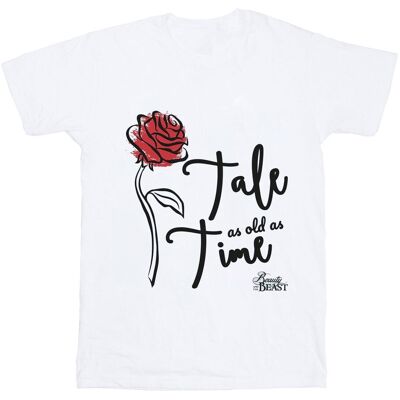Disney Koszulka Damska / Damska Tale As Old As Time Rose Cotton Boyfriend T-Shirt (S (52-55 Cm) / Ciepły Biały) Disney Koszulka Damska / Damska Tale As Old As Time Rose Cotton Boyfriend T-Shirt (S (52-55 Cm) / Ciepły Biały)