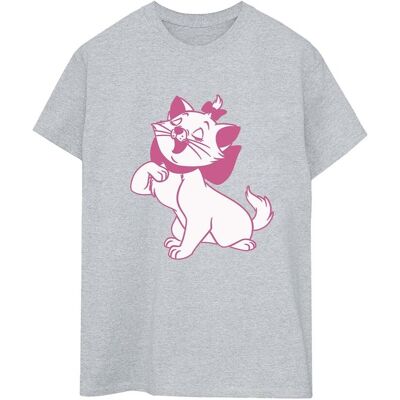 Disney Koszulka Damska / Damska The Aristocats Marie Cotton Boyfriend T-Shirt (S (52-55 Cm) / Jasnoszary) Disney Koszulka Damska / Damska The Aristocats Marie Cotton Boyfriend T-Shirt (S (52-55 Cm) / Jasnoszary)