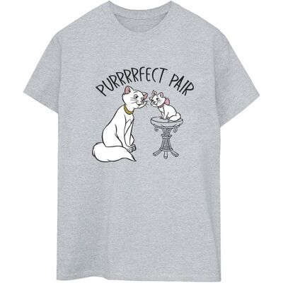 Disney Koszulka Damska / Damska The Aristocats Purrfect Pair Cotton Boyfriend T-Shirt (S (52-55 Cm) / Jasnoszary) Disney Koszulka Damska / Damska The Aristocats Purrfect Pair Cotton Boyfriend T-Shirt (S (52-55 Cm) / Jasnoszary)