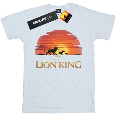 Disney Koszulka Damska / Damska The Lion King Movie Sunset Logo Cotton Boyfriend T-Shirt (XXXXXS / Ciepły Biały) Disney Koszulka Damska / Damska The Lion King Movie Sunset Logo Cotton Boyfriend T-Shirt (XXXXXS / Ciepły Biały)