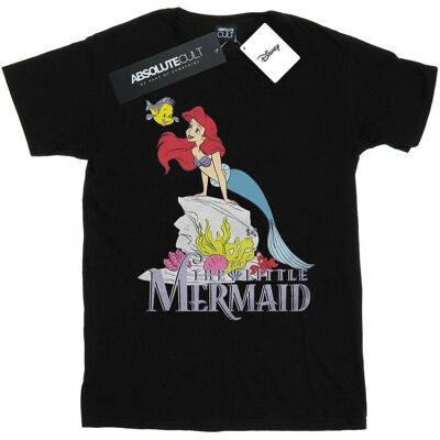 Disney Koszulka Damska / Damska The Little Mermaid Sea Friend Cotton Boyfriend T-Shirt (XXXXS / Czarny) Disney Koszulka Damska / Damska The Little Mermaid Sea Friend Cotton Boyfriend T-Shirt (XXXXS / Czarny)