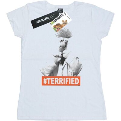 Disney Koszulka Damska / Damska The Muppets Beaker Terrified Cotton T-Shirt (L / Ciepły Biały) Disney Koszulka Damska / Damska The Muppets Beaker Terrified Cotton T-Shirt (L / Ciepły Biały)