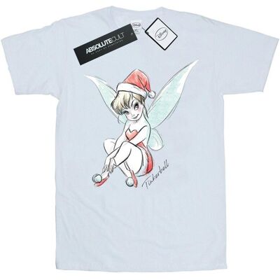 Disney Koszulka Damska / Damska Tinkerbell Christmas Fairy Cotton Boyfriend T-Shirt (S (52-55 Cm) / Ciepły Biały) Disney Koszulka Damska / Damska Tinkerbell Christmas Fairy Cotton Boyfriend T-Shirt (S (52-55 Cm) / Ciepły Biały)