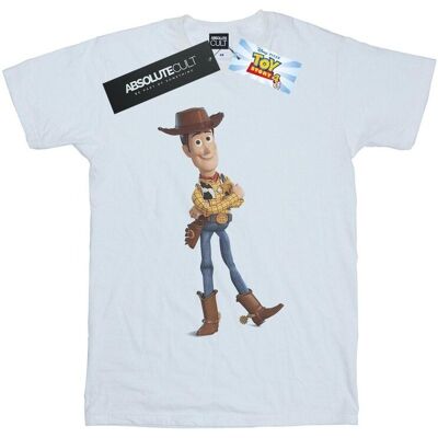 Disney Koszulka Damska / Damska Toy Story 4 Sherrif Woody Cotton Boyfriend T-Shirt (XXXXXS / Ciepły Biały) Disney Koszulka Damska / Damska Toy Story 4 Sherrif Woody Cotton Boyfriend T-Shirt (XXXXXS / Ciepły Biały)