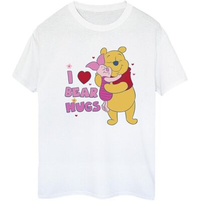 Disney Koszulka Damska / Damska Winnie The Pooh Big Bear Hugs Cotton Boyfriend T-Shirt (XXXXXS / Ciepły Biały) Disney Koszulka Damska / Damska Winnie The Pooh Big Bear Hugs Cotton Boyfriend T-Shirt (XXXXXS / Ciepły Biały)