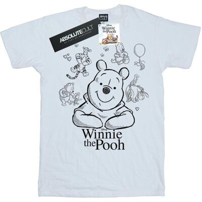 Disney Koszulka Damska / Damska Winnie The Pooh Collage Sketch Cotton Boyfriend T-Shirt (XXXXS / Ciepły Biały) Disney Koszulka Damska / Damska Winnie The Pooh Collage Sketch Cotton Boyfriend T-Shirt (XXXXS / Ciepły Biały)
