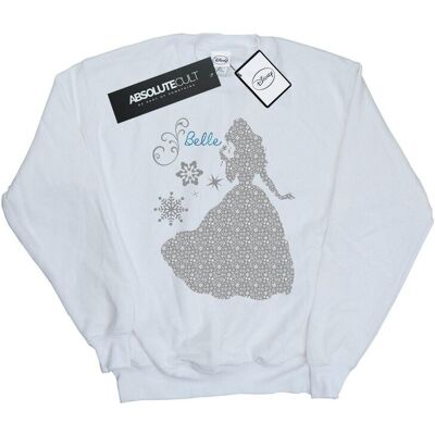 Disney Princess Bluza Damska / Damska Belle Christmas Silhouette (L / Ciepły Biały) Disney Princess Bluza Damska / Damska Belle Christmas Silhouette (L / Ciepły Biały)