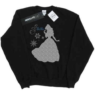 Disney Princess Bluza Damska / Damska Belle Christmas Silhouette (S (52-55 Cm) / Czarny) Disney Princess Bluza Damska / Damska Belle Christmas Silhouette (S (52-55 Cm) / Czarny)