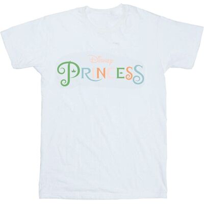 Disney Princess Damska Bawełniana Koszulka Boyfriend Z Kolorowym Logo (S (52-55 Cm) / Ciepły Biały) Disney Princess Damska Bawełniana Koszulka Boyfriend Z Kolorowym Logo (S (52-55 Cm) / Ciepły Biały)