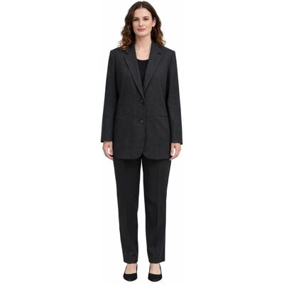 DKNY GŁADKI CZARNY MARYNARKA JEDNORZĘDOWA Z KLASYCZNYM KOŁNIERZEM 40 I3A DKNY GŁADKI CZARNY MARYNARKA JEDNORZĘDOWA Z KLASYCZNYM KOŁNIERZEM 40 I3A