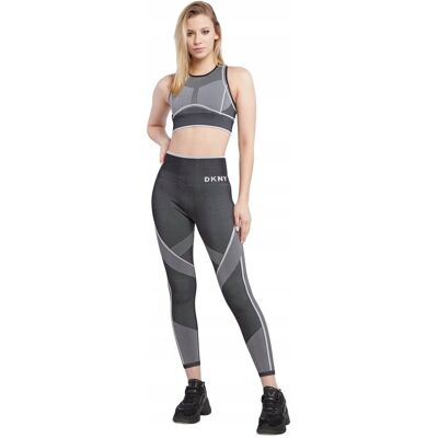 Inny producent DKNY LEGGINSY SPORTOWE Z WYSOKIM STANEM DOPASOWANE XS 6FA Inny producent DKNY LEGGINSY SPORTOWE Z WYSOKIM STANEM DOPASOWANE XS 6FA
