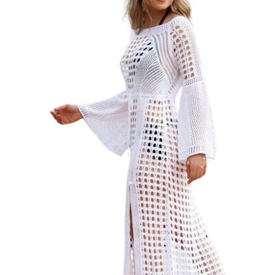 Luvu Długa ażurowa tunika sukienka plażowa boho Luvu Długa ażurowa tunika sukienka plażowa boho