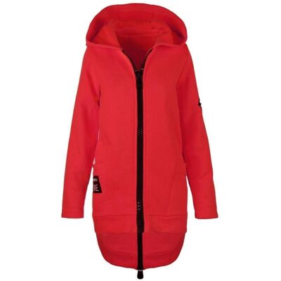 Agrafka Długa bluza damska z kapturem parka gruba ciepła-XXL Agrafka Długa bluza damska z kapturem parka gruba ciepła-XXL