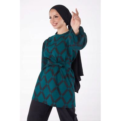 Inny producent DŁUGA BLUZA DAMSKA Z PASKIEM WZÓR KRATKA Z DŁUGIM RĘKAWEM 42 5GA* Inny producent DŁUGA BLUZA DAMSKA Z PASKIEM WZÓR KRATKA Z DŁUGIM RĘKAWEM 42 5GA*