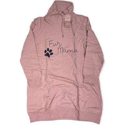 Inny producent Długa różowa bluza dresowa damska SERRA XL Inny producent Długa różowa bluza dresowa damska SERRA XL