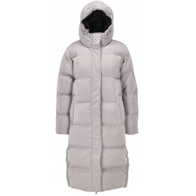 Długi ocieplany płaszcz damski SUPERDRY szary, rozmiar 44 Długi ocieplany płaszcz damski SUPERDRY szary, rozmiar 44