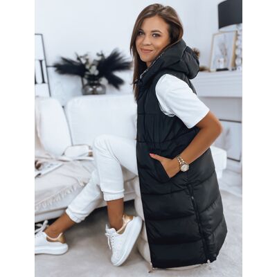 Dwustronna kamizelka damska pikowana MARIET czarna Dstreet TY3157-S Dwustronna kamizelka damska pikowana MARIET czarna Dstreet TY3157-S