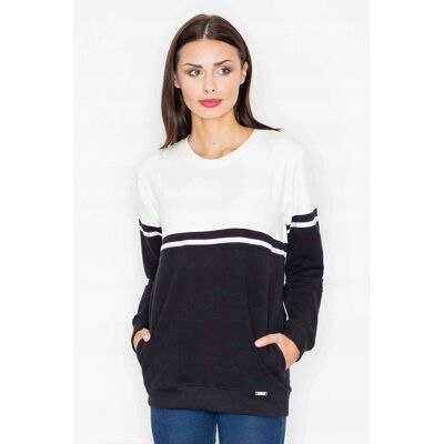 FIGL dzianinowa BLUZA damska BEZ KAPTURA z kieszeniami wielokolorowa S FIGL dzianinowa BLUZA damska BEZ KAPTURA z kieszeniami wielokolorowa S