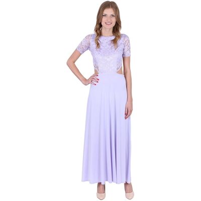 sarcia.eu Elegancka, fioletowa sukienka maxi John Zack . L sarcia.eu Elegancka, fioletowa sukienka maxi John Zack . L