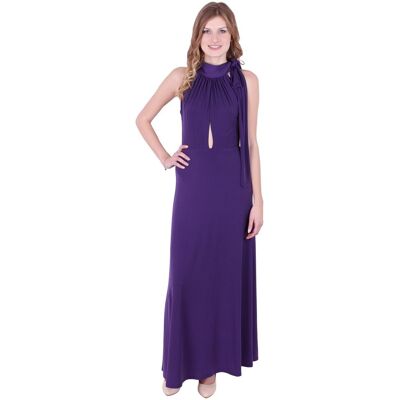 sarcia.eu Elegancka, fioletowa sukienka maxi John Zack L sarcia.eu Elegancka, fioletowa sukienka maxi John Zack L
