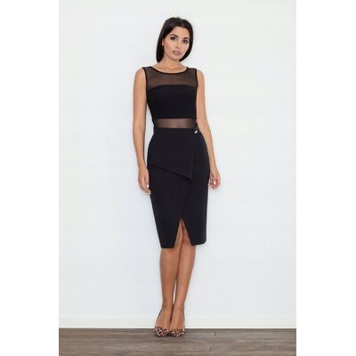 FIGL Elegancka SPÓDNICA o asymetrycznym kroju czarna XL FIGL Elegancka SPÓDNICA o asymetrycznym kroju czarna XL