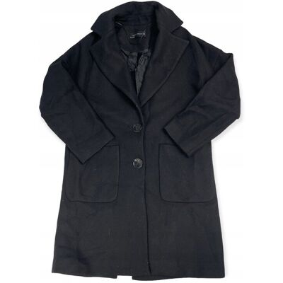 inna (Inny) Elegancki czarny płaszcz damski ZARA XS inna (Inny) Elegancki czarny płaszcz damski ZARA XS